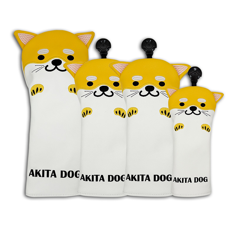 Golf Clubs - Golf Club Headcovers Set Dog Cartoon
