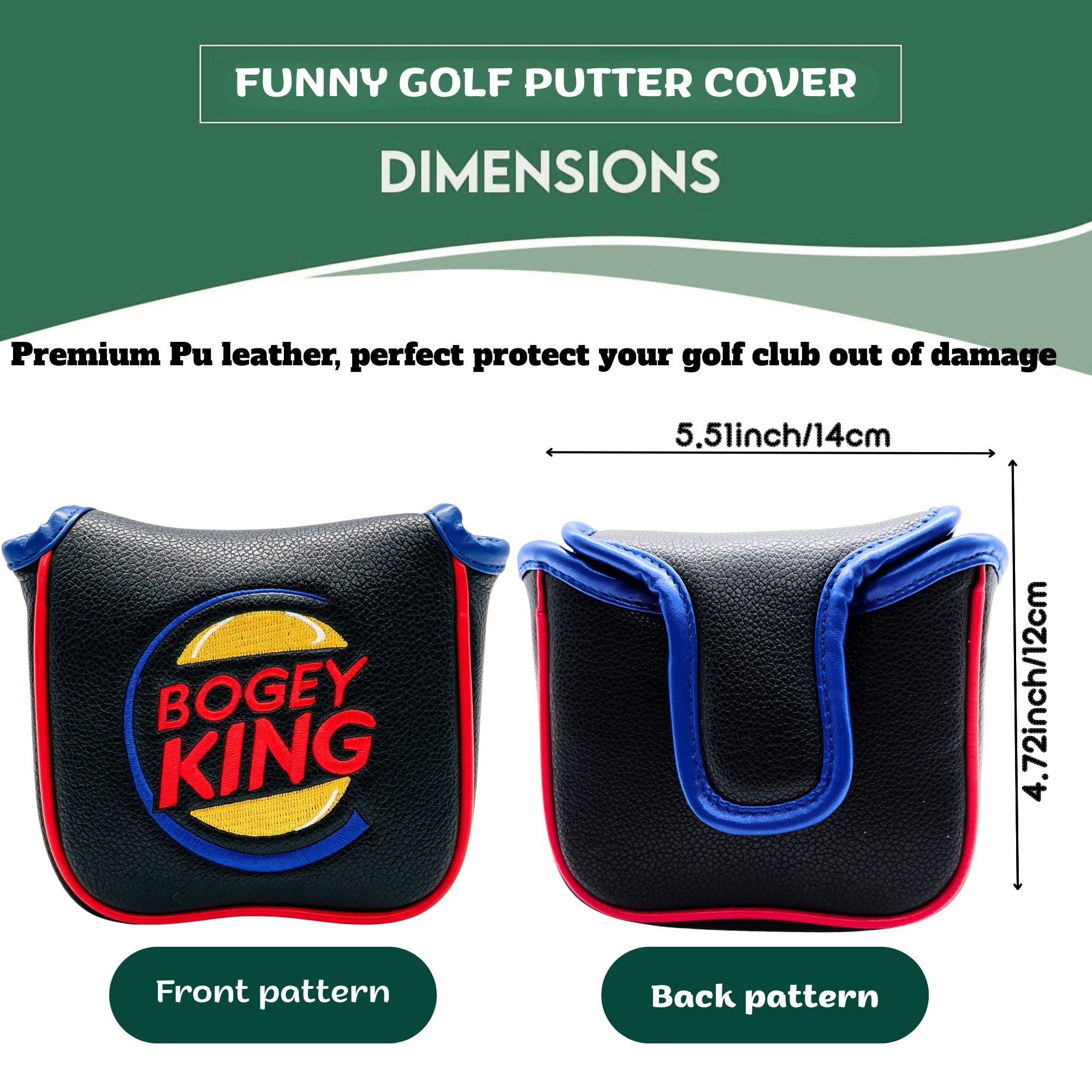 Funny Bogey King Golf Headcove - đánh giá và giá Golf Clubs