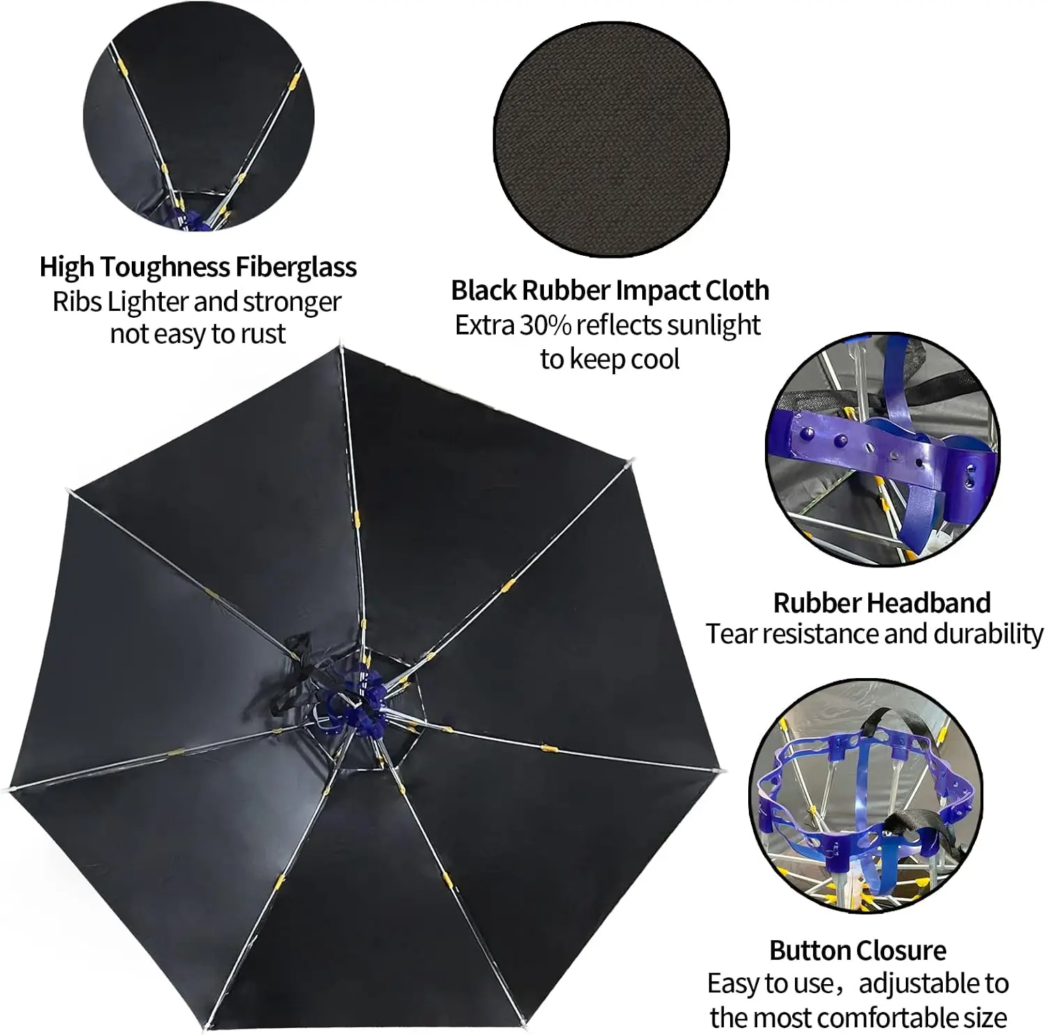 Umbrella Hat Folding Adjustabl - đánh giá và giá Golf Umbrella Large