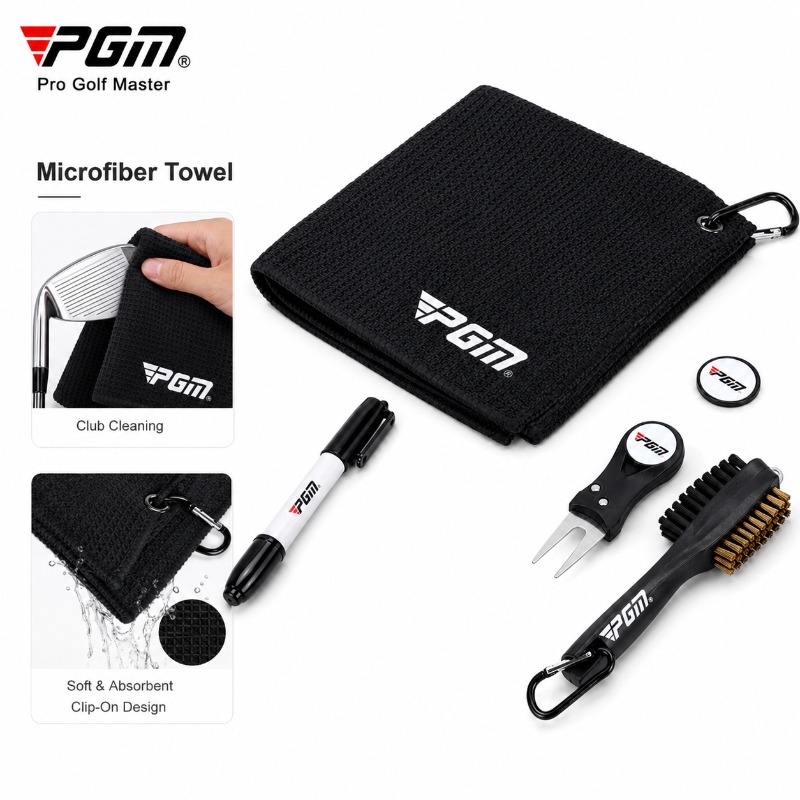 PGM Golf Club Cleaning Kit Mic - đánh giá và giá Golf Towel