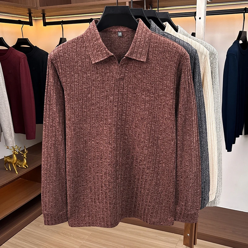 Men Polo Collar V‑Neck Knit Sw - đánh giá và giá Golf Tees