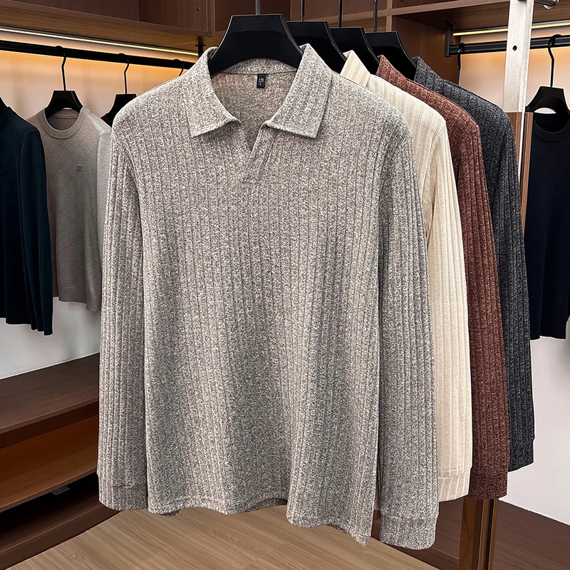 Men Polo Collar V‑Neck Knit Sw - đánh giá và giá Golf Tees