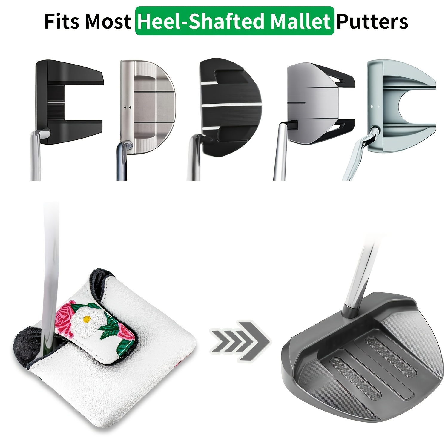 1pc Magnetic PU Golf Putter Co - đánh giá và giá Golf Putter