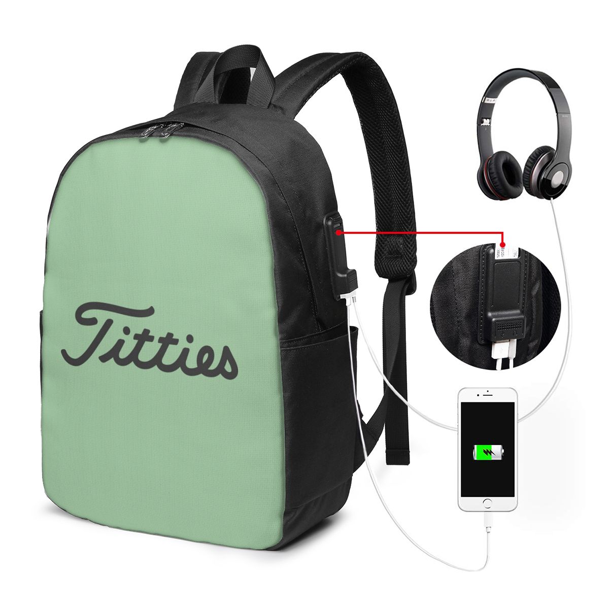 Titties Golf Ball Backpack Tra - đánh giá và giá Golf Bag